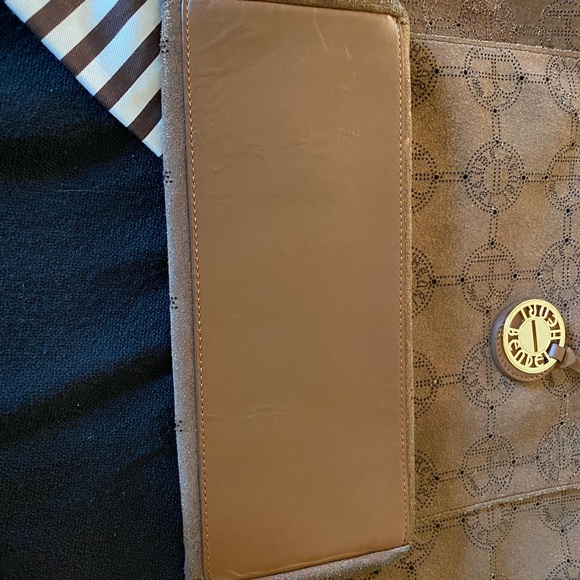 Henri Bendel Bronze Suede Bag - Picture 3 of 9
